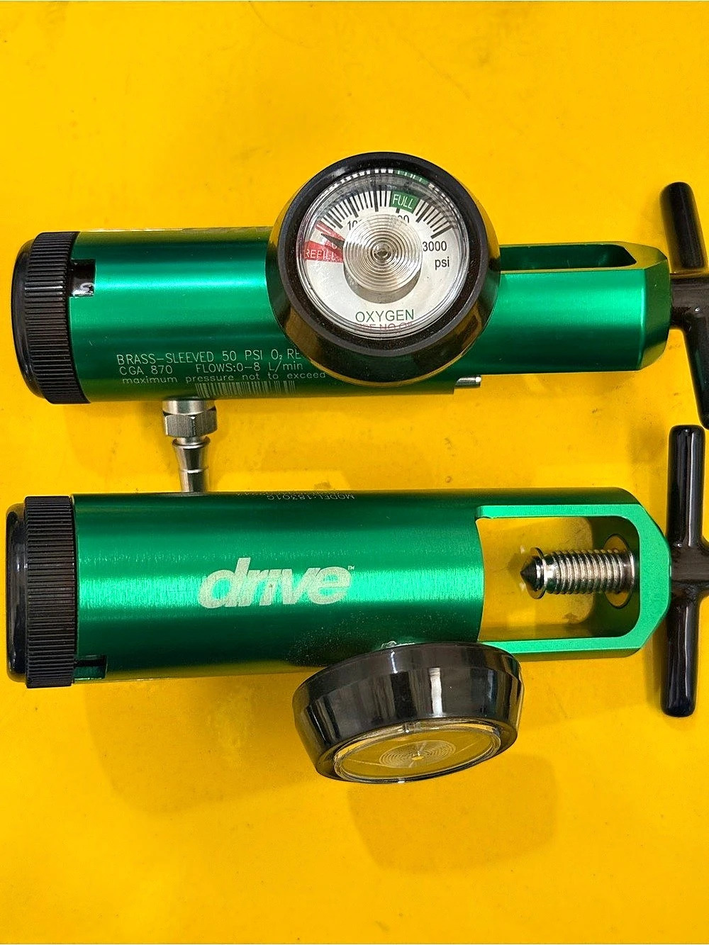 drive Oxygen regulator Oxygen Regulators Green & Black